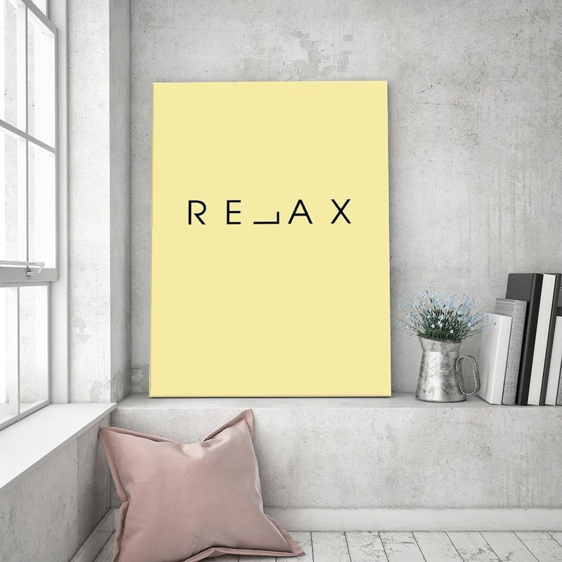 Kanva - Inscription Relax  Home Trends DECO