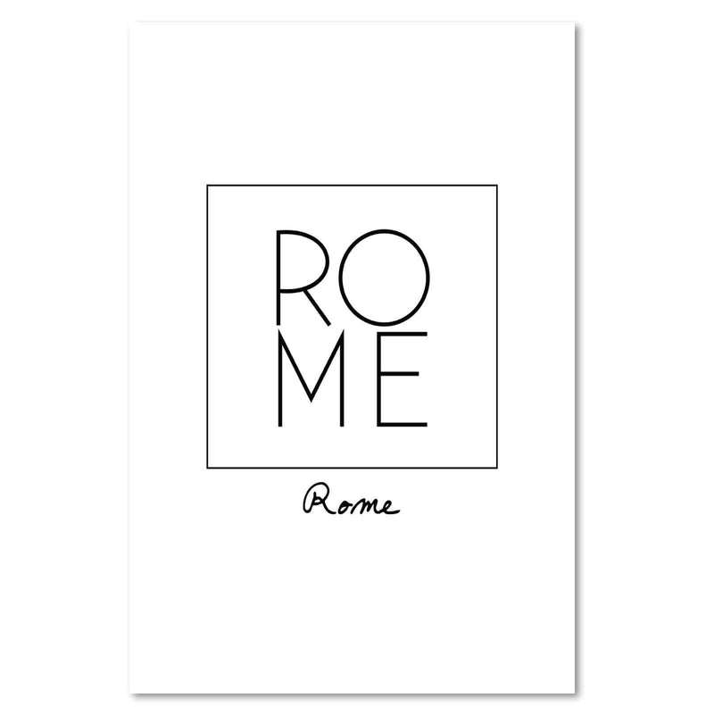 Kanva - Inscription Rome  Home Trends DECO