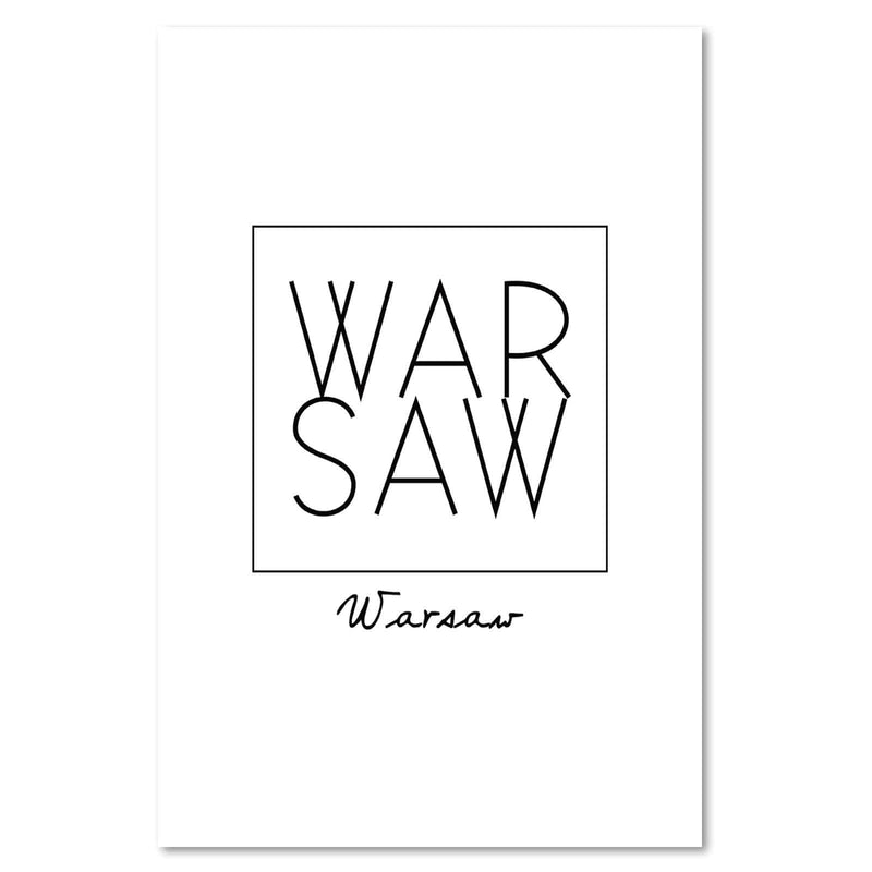 Kanva - Inscription Warsaw  Home Trends DECO