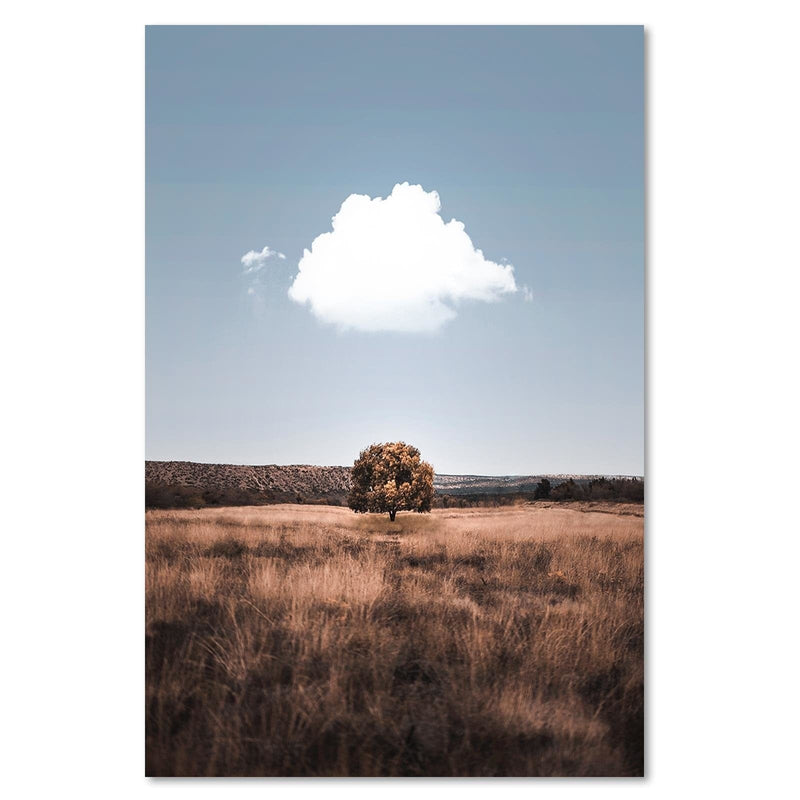 Kanva - Isolated Tree And Clouds  Home Trends DECO