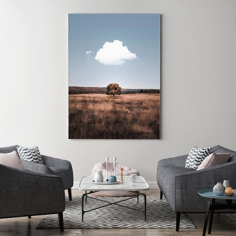 Kanva - Isolated Tree And Clouds  Home Trends DECO