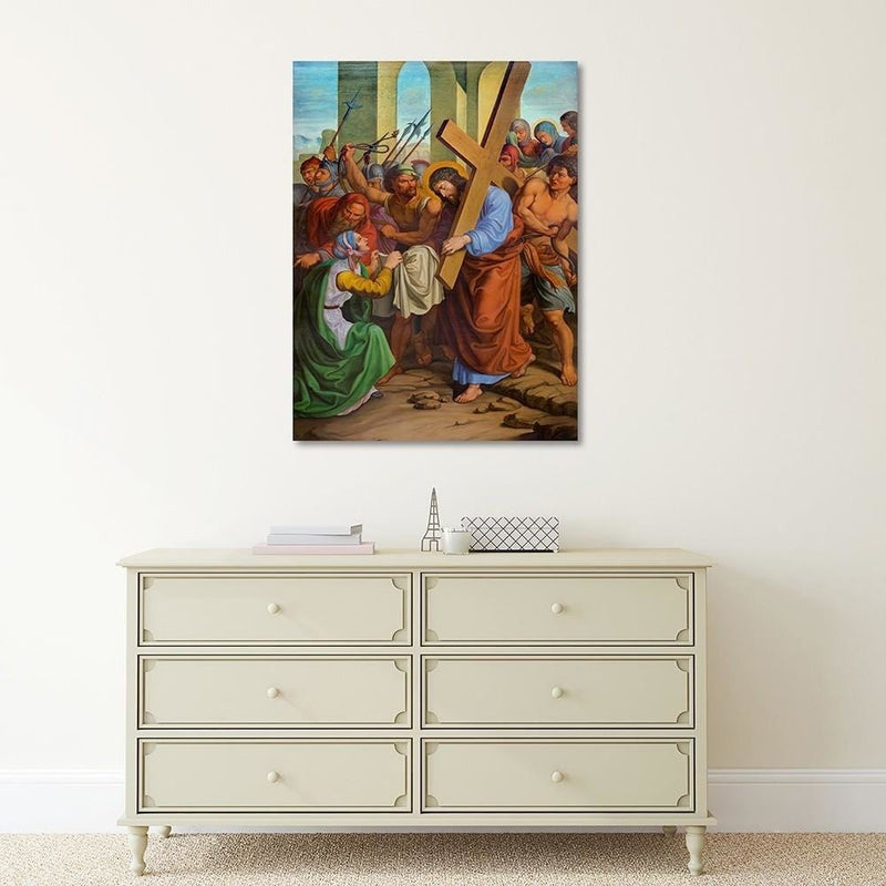 Kanva - Jesus And St. Veronica Way Of The Cross Vienna  Home Trends DECO