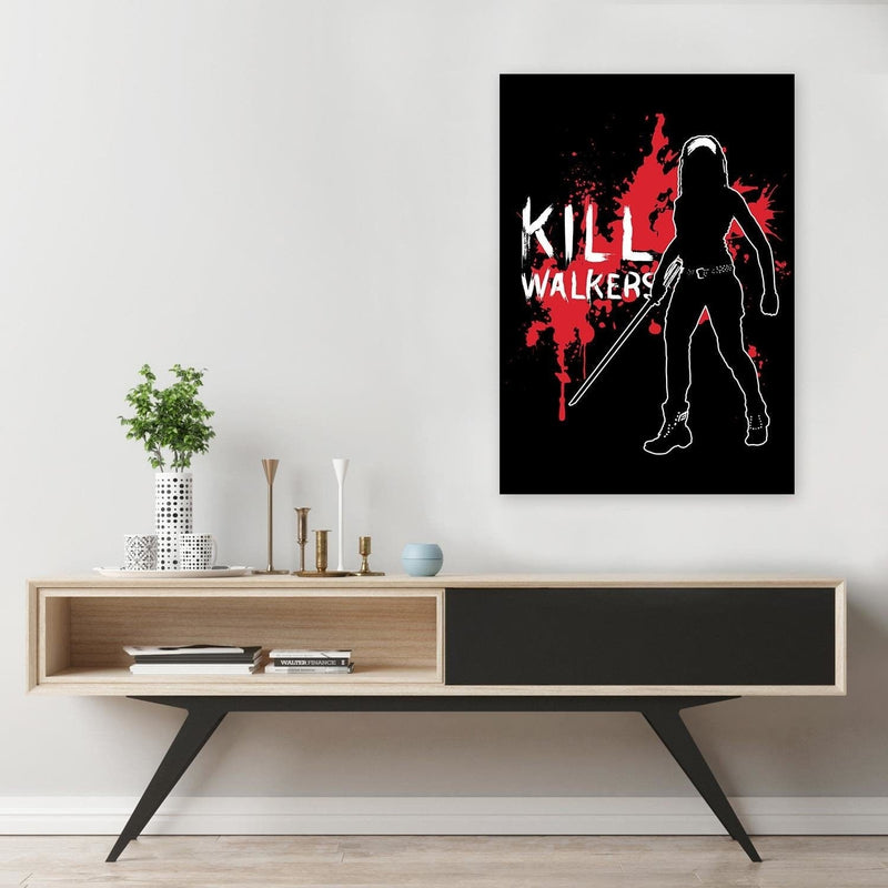 Kanva - Kill Walkers Image Black And White  Home Trends DECO