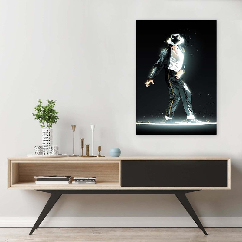 Kanva - King Of Pop Icon Black  Home Trends DECO