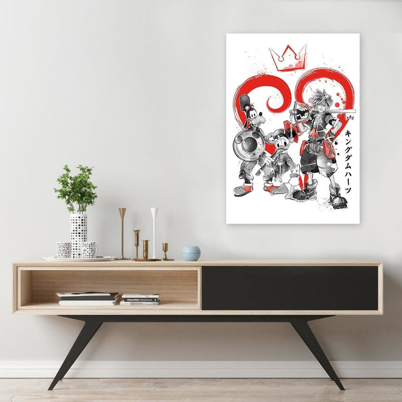 Kanva - Kingdom Japan Art Red  Home Trends DECO