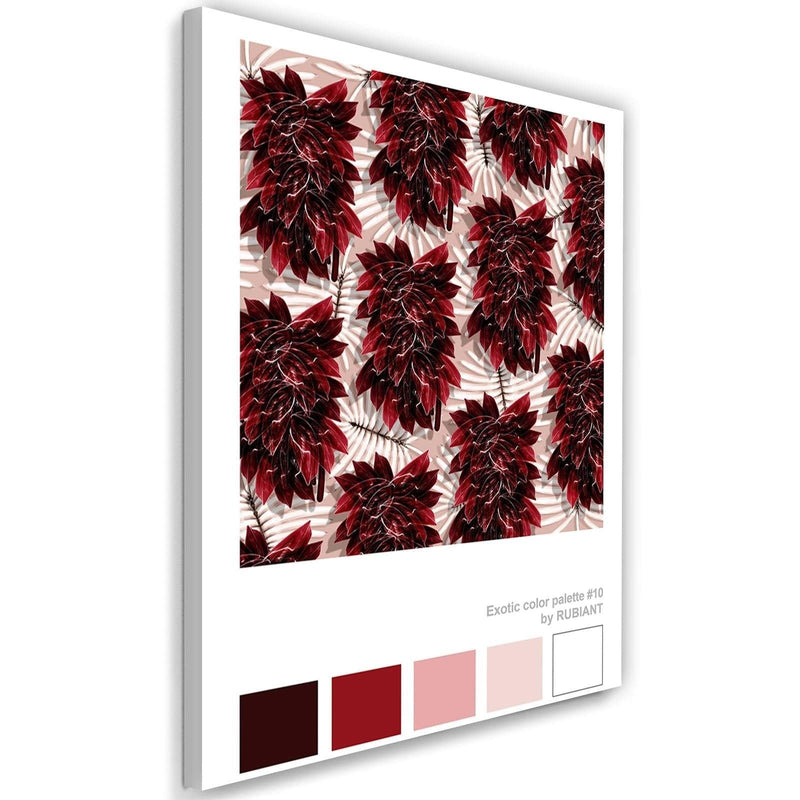 Kanva - Leaves Exotic Red  Home Trends DECO