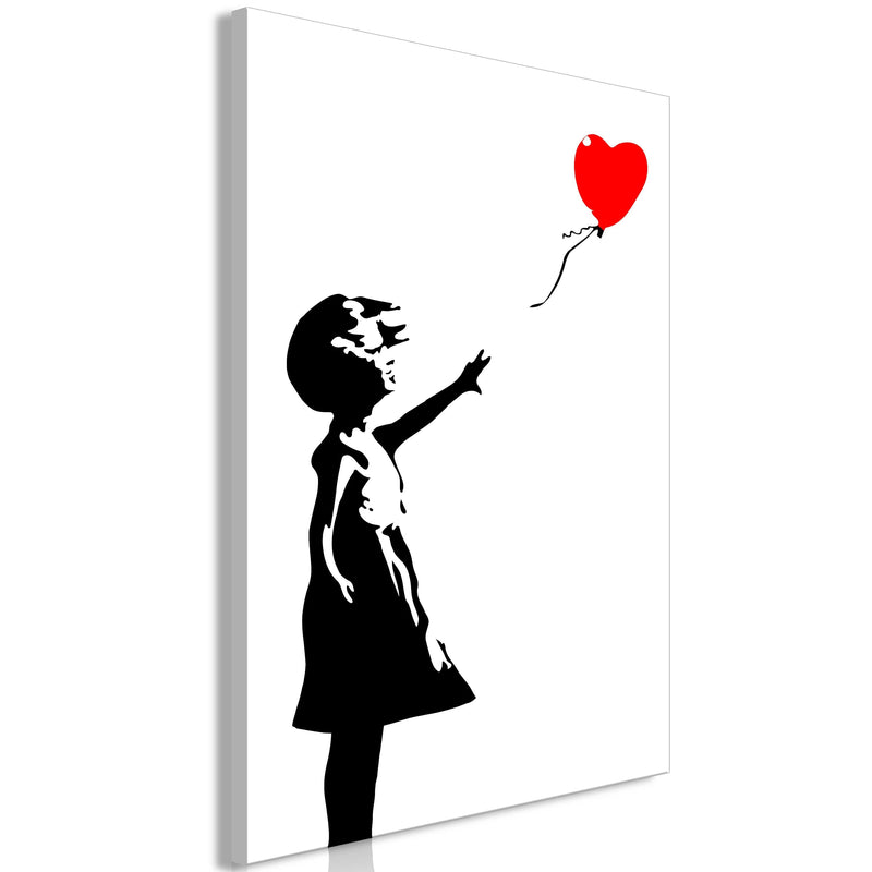 Glezna - Little Girl with a Balloon (1 Part) Vertical Home Trends