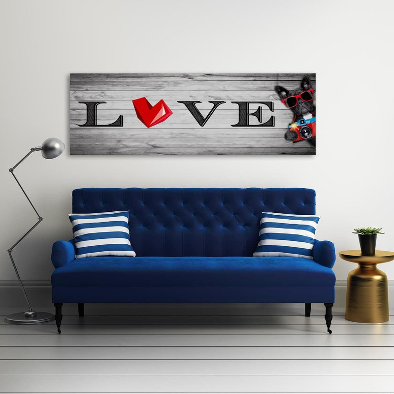 Kanva - Love With Heart And Dog  Home Trends DECO