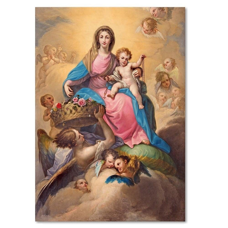 Kanva - Madonna And Child With Angels Segovia  Home Trends DECO