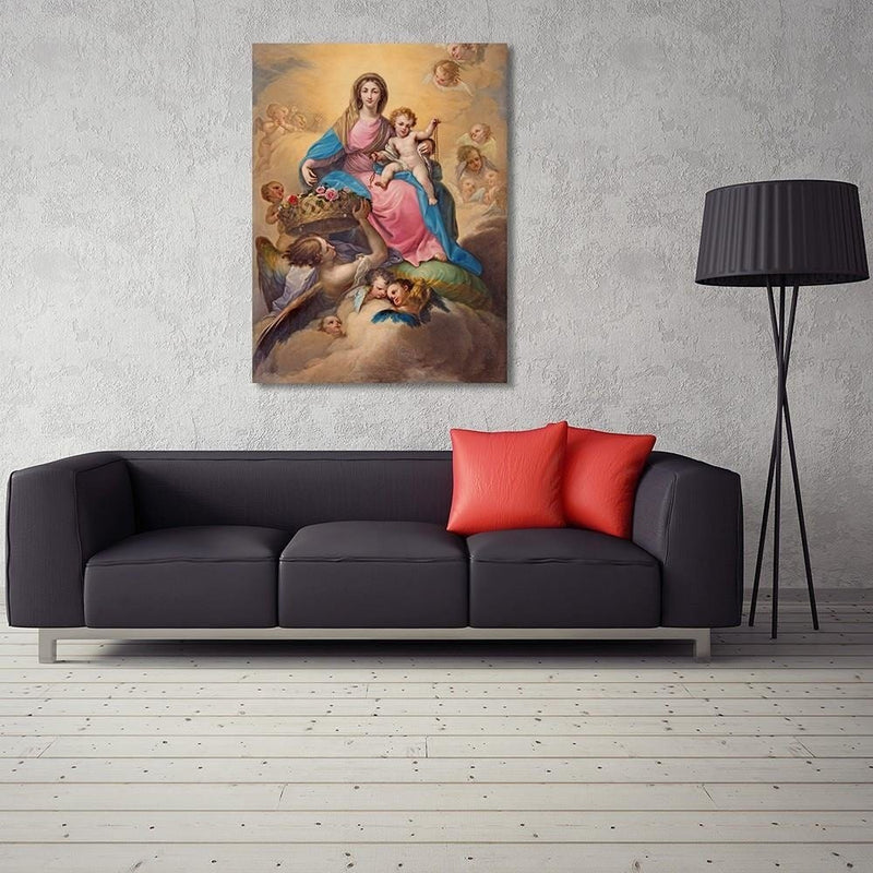 Kanva - Madonna And Child With Angels Segovia  Home Trends DECO