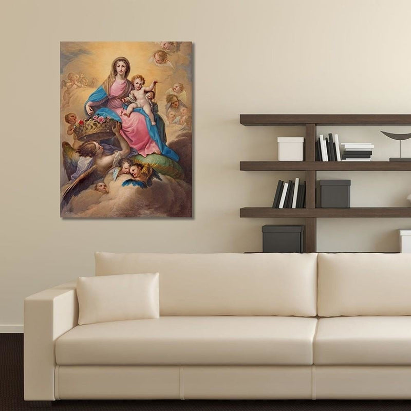 Kanva - Madonna And Child With Angels Segovia  Home Trends DECO