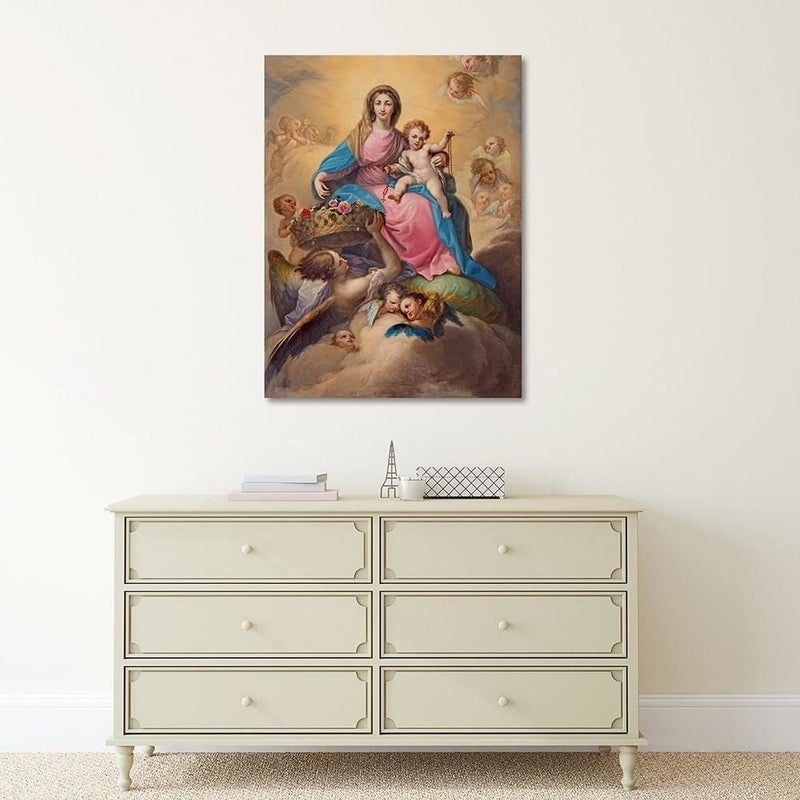 Kanva - Madonna And Child With Angels Segovia  Home Trends DECO