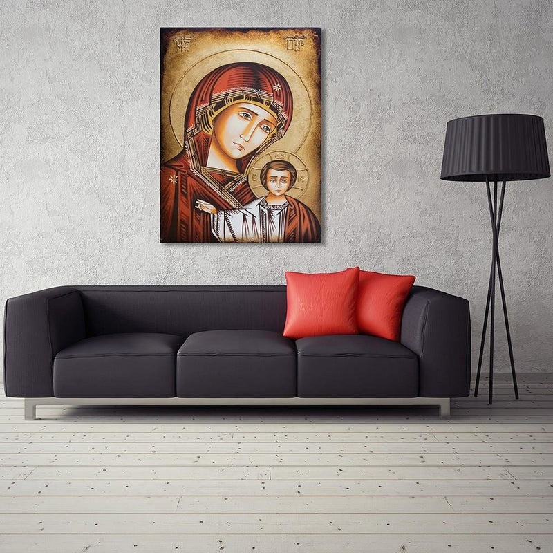 Kanva - Madonna And Child With The Byzantine Icon Bratislava  Home Trends DECO