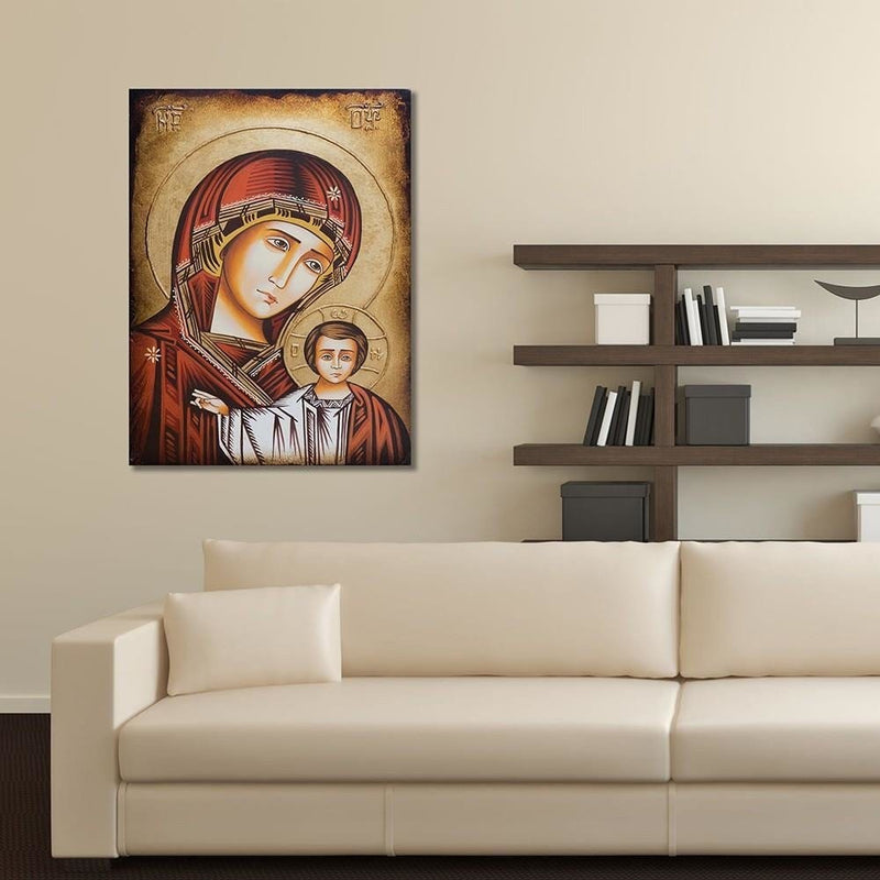 Kanva - Madonna And Child With The Byzantine Icon Bratislava  Home Trends DECO