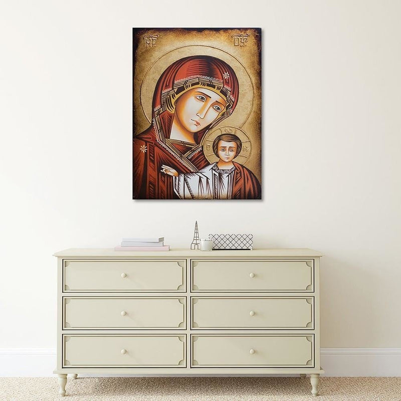 Kanva - Madonna And Child With The Byzantine Icon Bratislava  Home Trends DECO