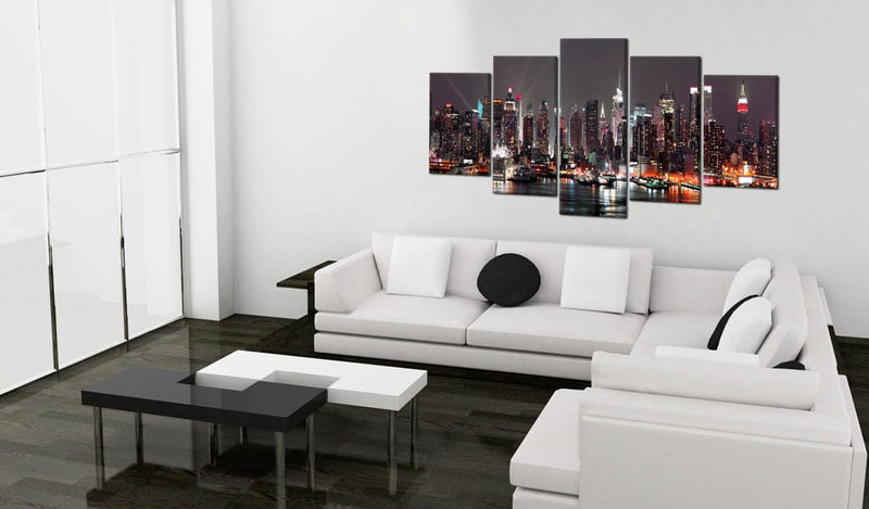 Glezna - Manhattan at night 200x100 Home Trends