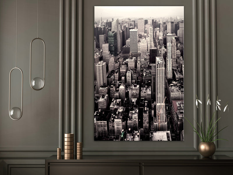 Glezna - Manhattan In Sepia (1 Part) Vertical Home Trends