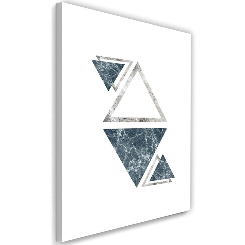 Kanva - Marble Triangles - Abstraction  Home Trends DECO