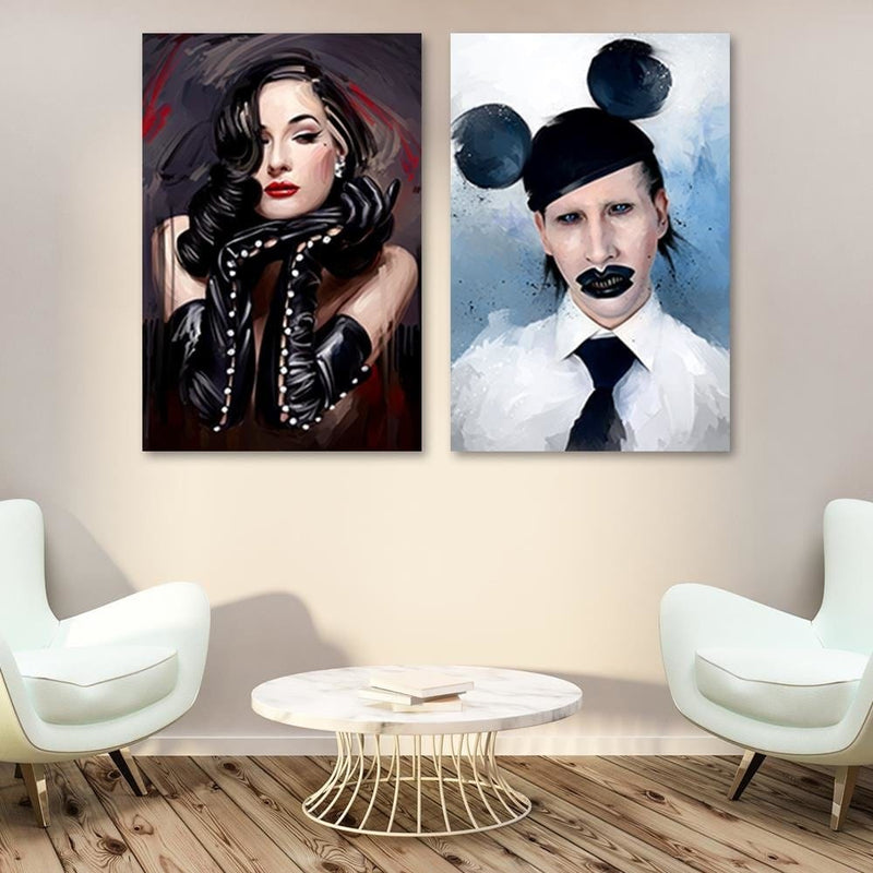 Kanva - Marilyn Manson Mouse  Home Trends DECO