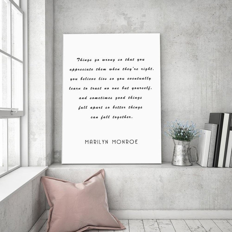 Kanva - Marilyn Quote  Home Trends DECO