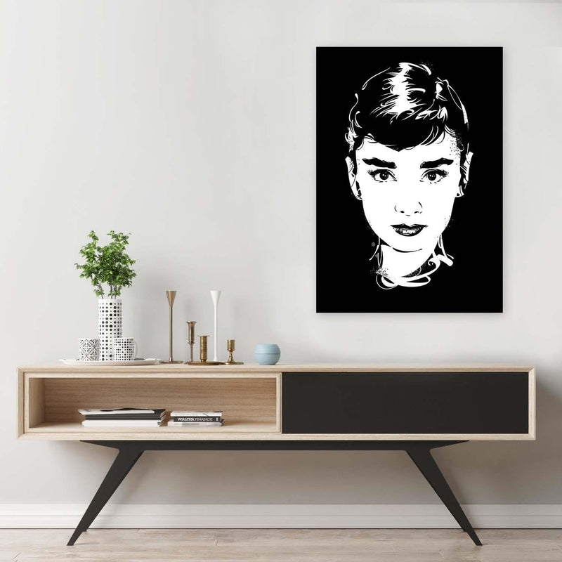 Kanva - Movie Star Image Black And White  Home Trends DECO