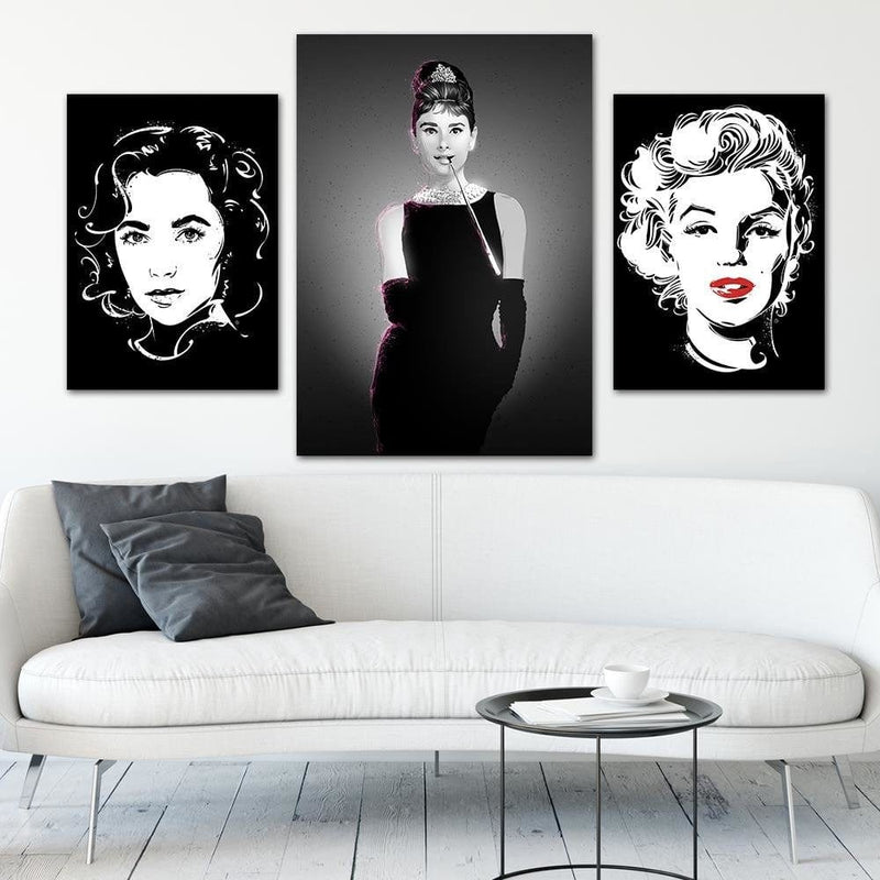 Kanva - Movie Star Image Black And White  Home Trends DECO