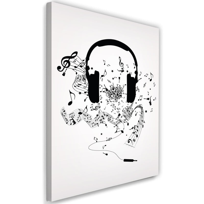 Kanva - Music Morife Image Black And White  Home Trends DECO