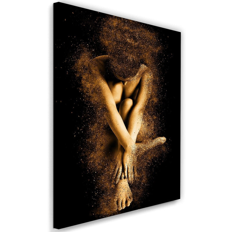 Kanva - Naked Body Of Woman In Gold Dust  Home Trends DECO