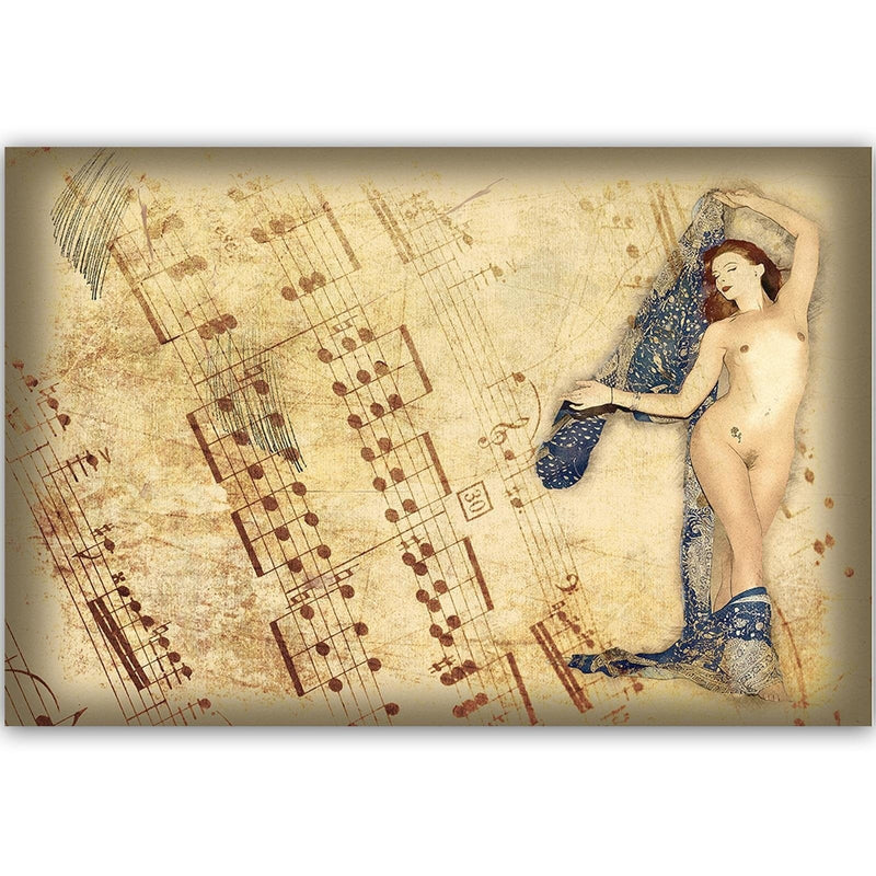 Kanva - Naked Woman With Headscarf  Home Trends DECO