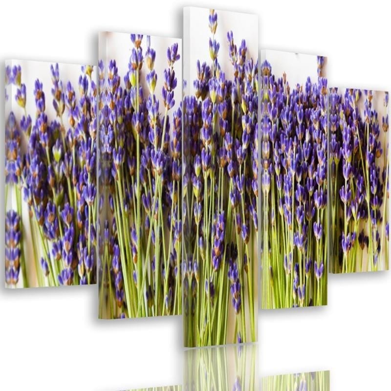 Kanva no 5 daļām - Type A, Lavender Buds  Home Trends DECO