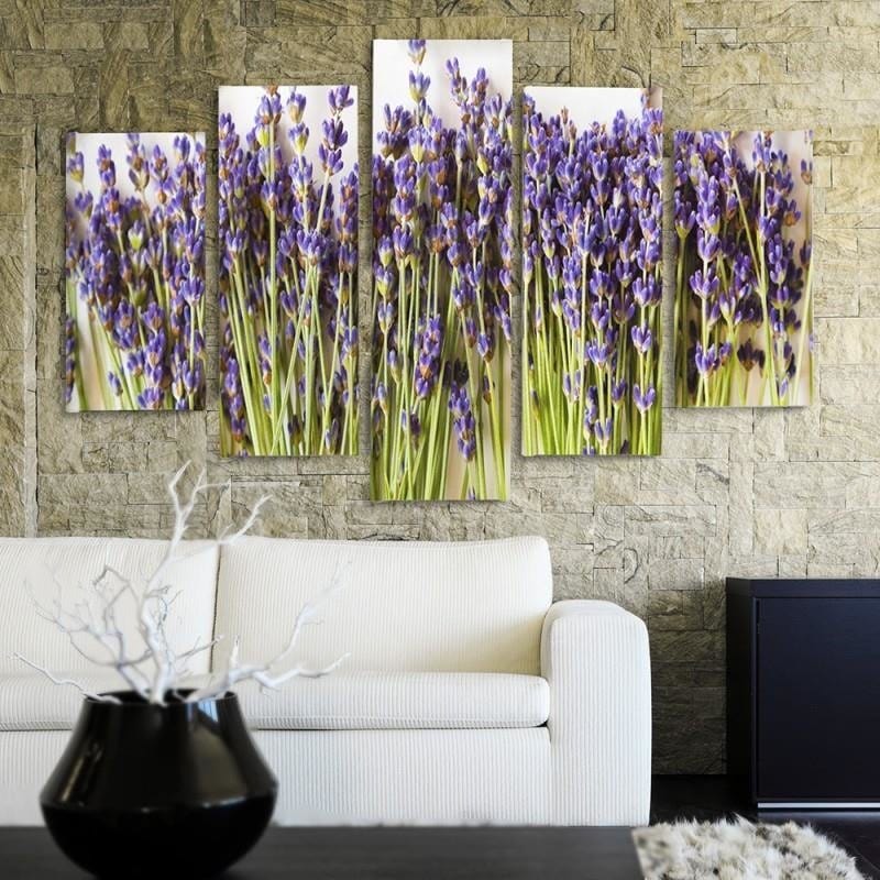 Kanva no 5 daļām - Type A, Lavender Buds  Home Trends DECO