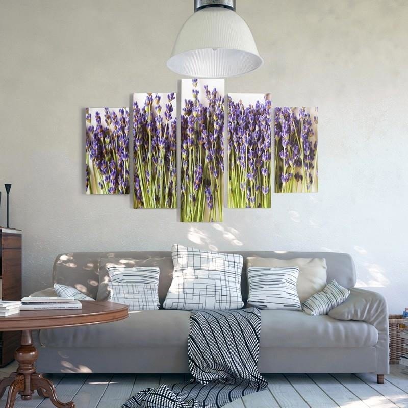 Kanva no 5 daļām - Type A, Lavender Buds  Home Trends DECO