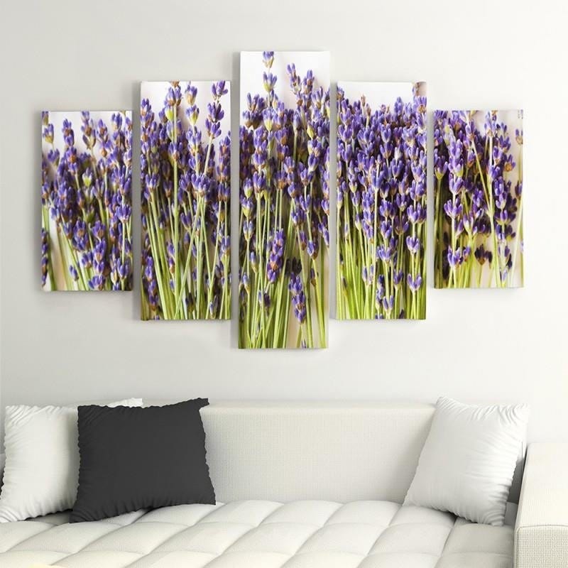 Kanva no 5 daļām - Type A, Lavender Buds  Home Trends DECO