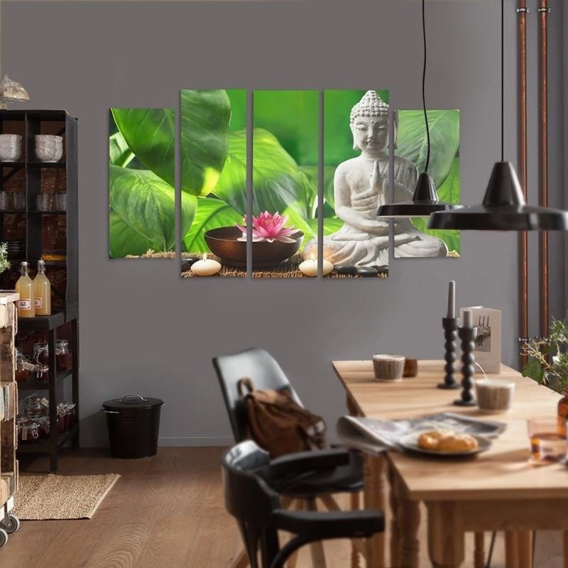 Kanva no 5 daļām - Type B, Buddha 4  Home Trends DECO