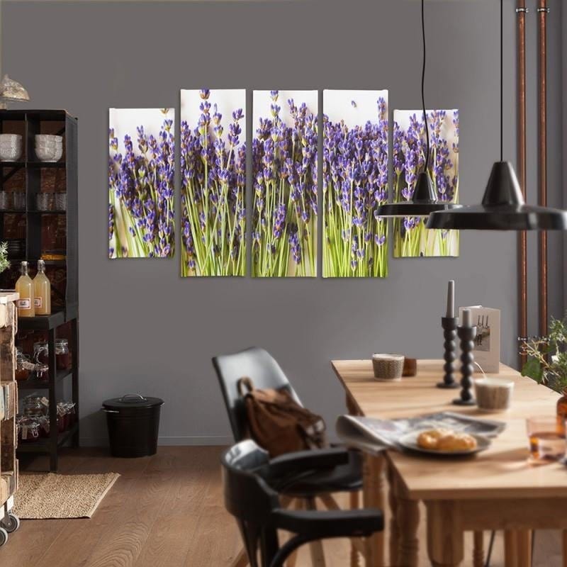 Kanva no 5 daļām - Type B, Lavender Buds  Home Trends DECO