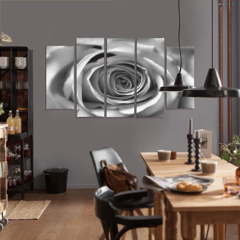 Kanva no 5 daļām - Type B, Rose Flower  Home Trends DECO