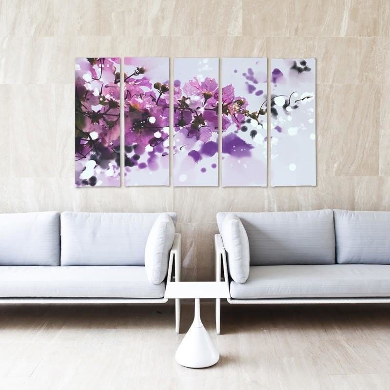 Kanva no 5 daļām - Type C, Blooming Branch  Home Trends DECO