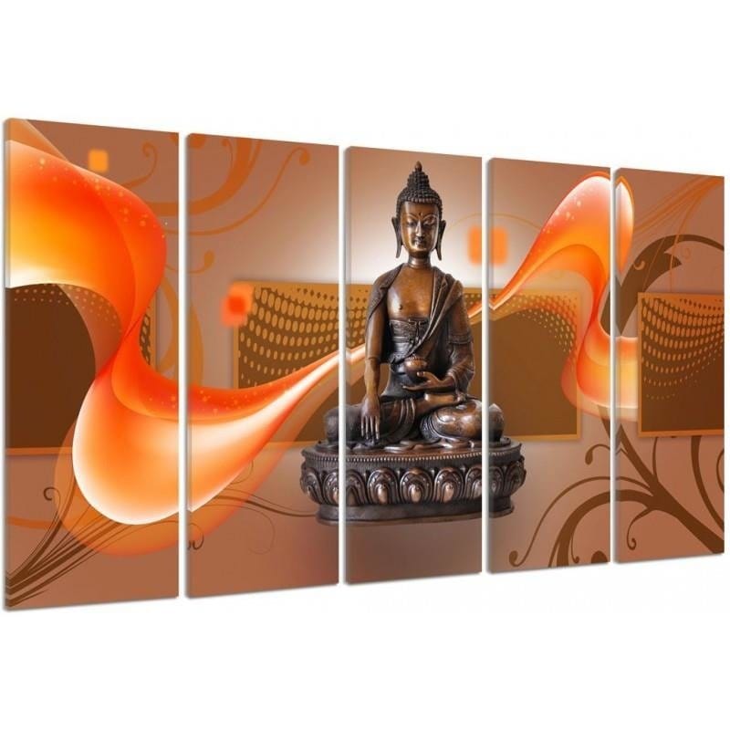 Kanva no 5 daļām - Type C, Bronze Buddha  Home Trends DECO