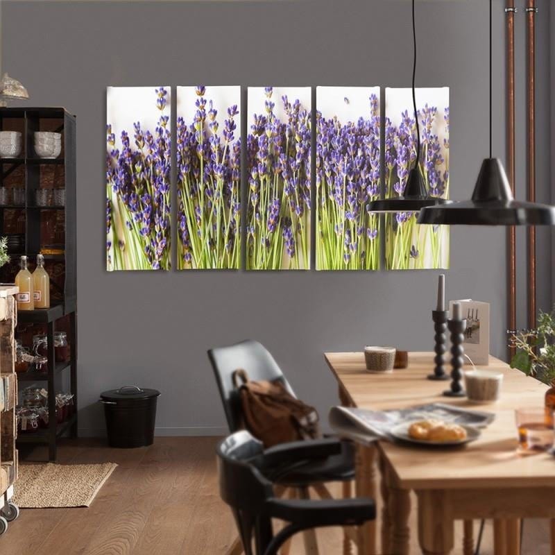 Kanva no 5 daļām - Type C, Lavender Buds  Home Trends DECO