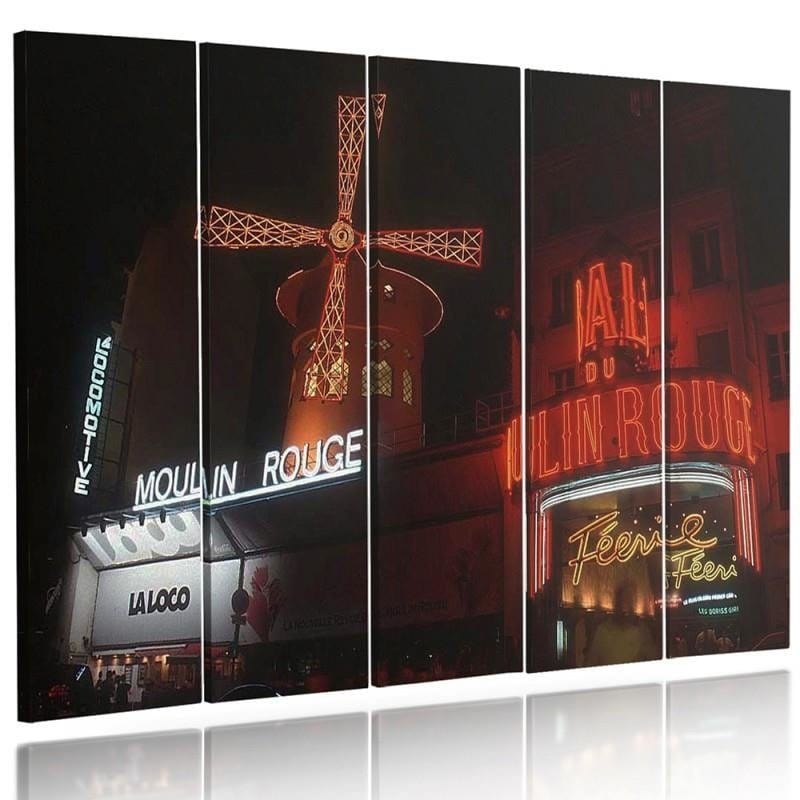 Kanva no 5 daļām - Type C, The Moulin Rouge  Home Trends DECO