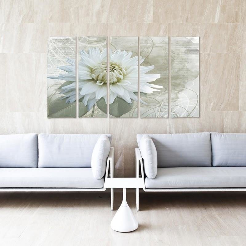 Kanva no 5 daļām - Type C, White Blossom  Home Trends DECO