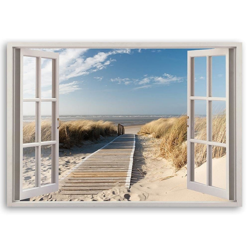 Kanva - Opened Window To Way To The Beach  Home Trends DECO