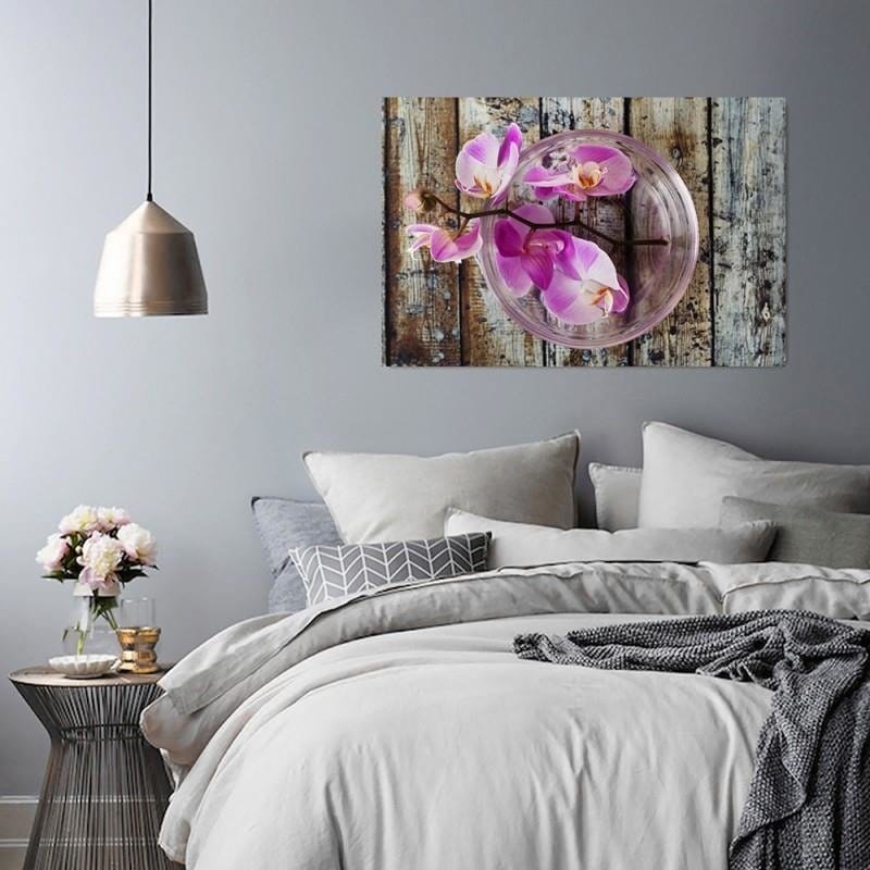 Kanva - Orchid On The Background Boards  Home Trends DECO