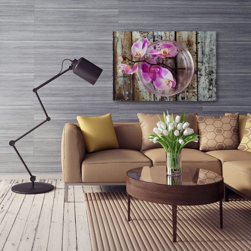 Kanva - Orchid On The Background Boards  Home Trends DECO