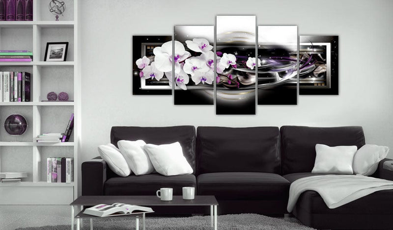 Glezna - Orchids on a black background Home Trends