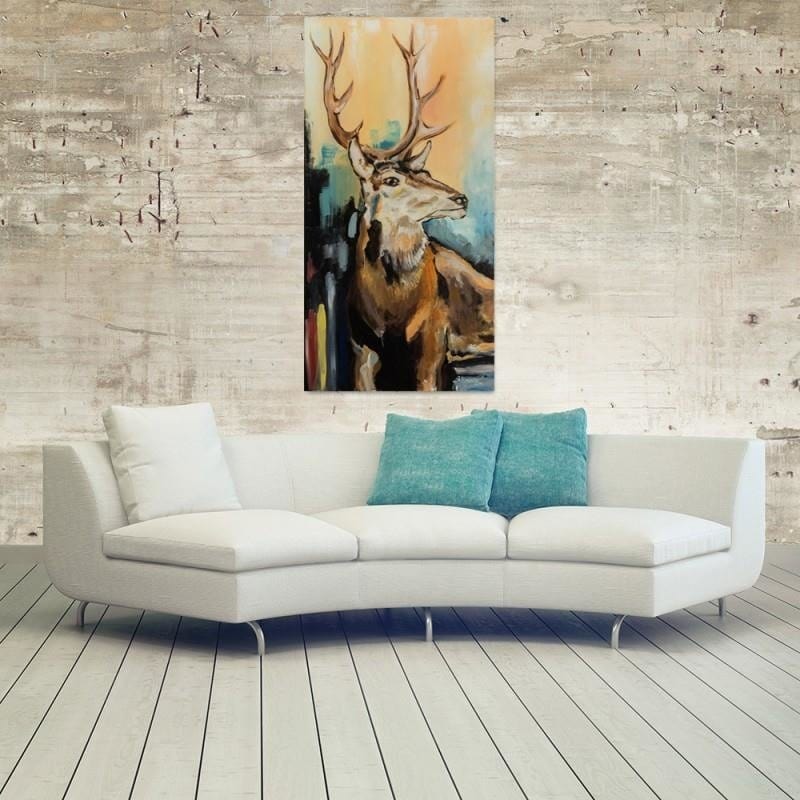 Kanva - Painted Deer  Home Trends DECO