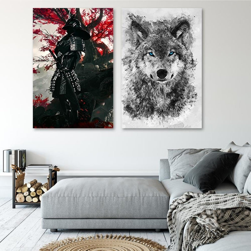 Kanva - Painted Wolf  Home Trends DECO