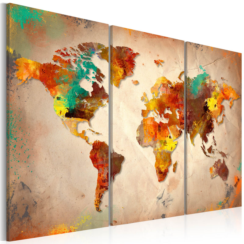 Glezna - Painted World - triptych Home Trends