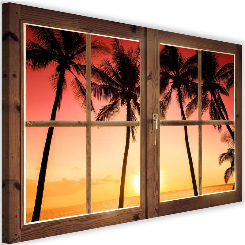 Kanva - Palm Trees And Sun  Home Trends DECO