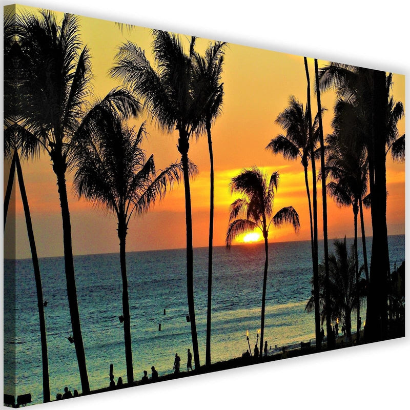 Kanva - Palm Trees At Sunset  Home Trends DECO